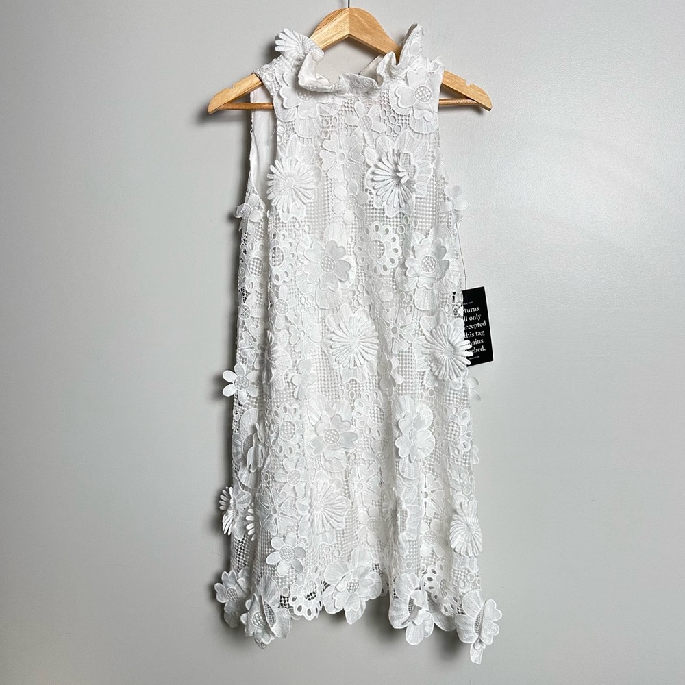 TUCKERNUCK NEW Blanc Guipure Lace Blythe Dress - Picture 9 of 12